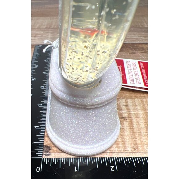 Hallmark Dancing Lights Holiday House Lighted Water Globe Changes Colors - Picture 8 of 9